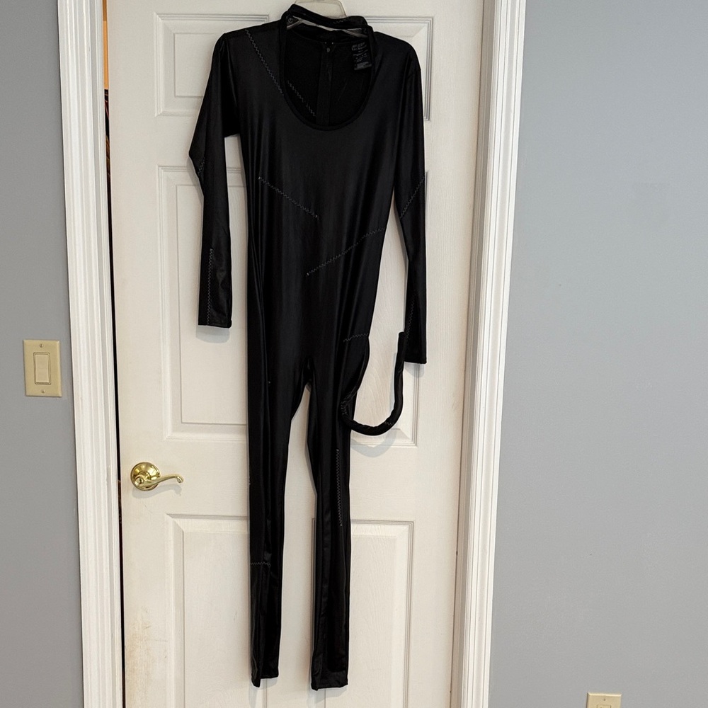 Halloween costume - Elegant Black cat Women's Bodysuit